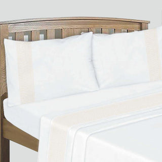 Sábanas Bordadas 144H Lance Queen Beige